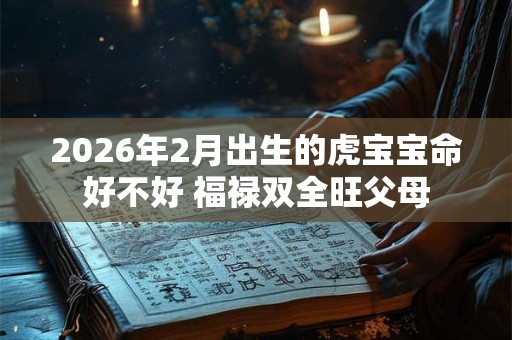 2026年2月出生的虎宝宝命好不好 福禄双全旺父母