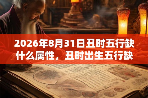 2026年8月31日丑时五行缺什么属性，丑时出生五行缺什么