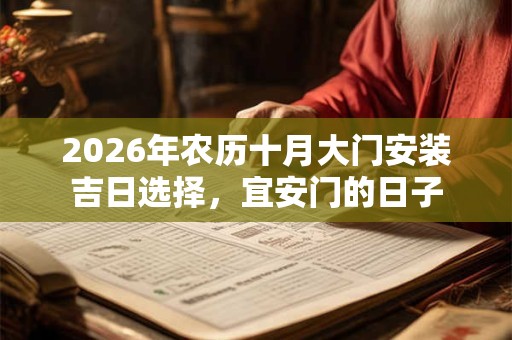 2026年农历十月大门安装吉日选择,宜安门的日子 2026年农历十月大门安装吉日选择,宜安门的日子