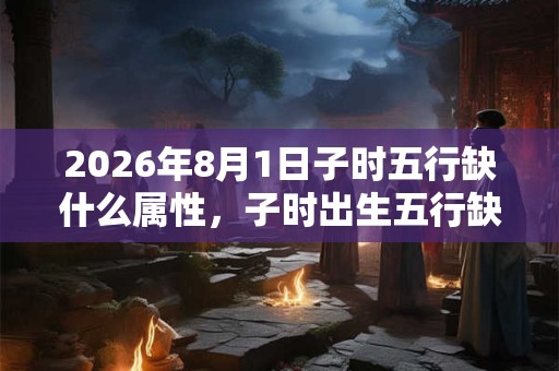 2026年8月1日子时五行缺什么属性，子时出生五行缺什么