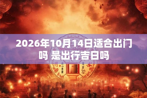 2026年10月14日适合出门吗 是出行吉日吗