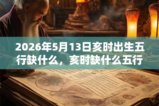 2026年5月13日亥时出生五行缺什么，亥时缺什么五行