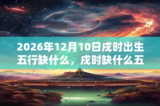 2026年12月10日戌时出生五行缺什么，戌时缺什么五行