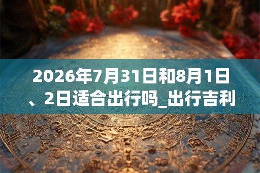 2026年7月31日和8月1日、2日适合出行吗_出行吉利吗