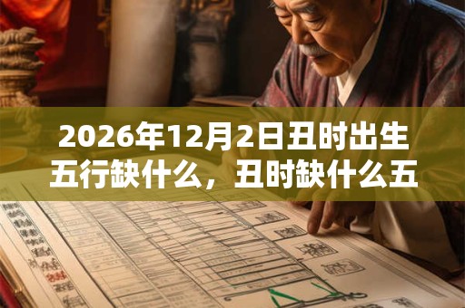 2026年12月2日丑时出生五行缺什么，丑时缺什么五行