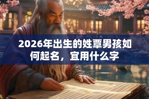 2026年出生的姓覃男孩如何起名,宜用什么字 2026年出生的姓覃男孩如何起名,宜用什么字