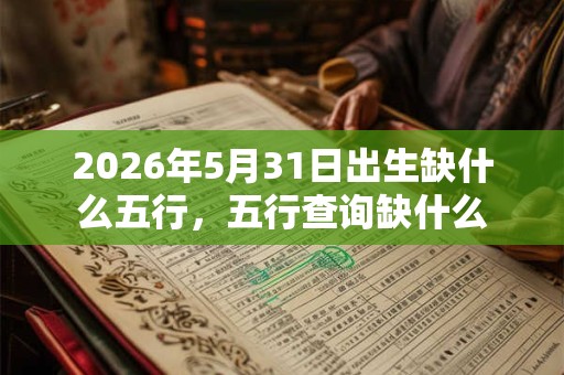 2026年5月31日出生缺什么五行，五行查询缺什么