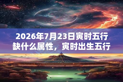 2026年7月23日寅时五行缺什么属性，寅时出生五行缺什么
