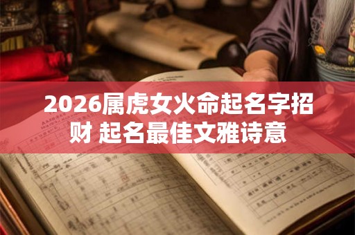 2026属虎女火命起名字招财 起名最佳文雅诗意