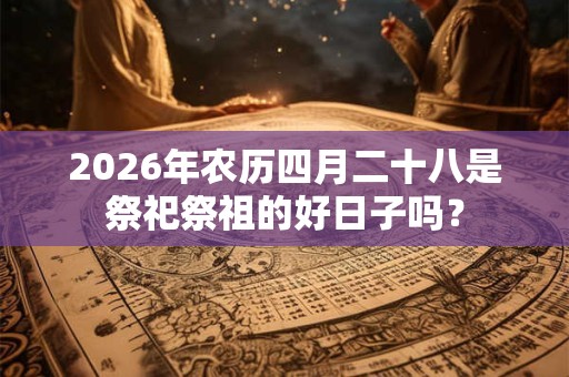 2026年农历四月二十八是祭祀祭祖的好日子吗？
