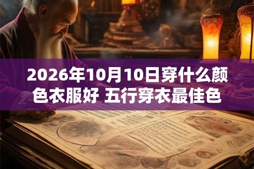 2026年10月10日穿什么颜色衣服好 五行穿衣最佳色