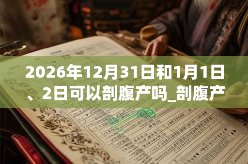 2026年12月31日和1月1日、2日可以剖腹产吗_剖腹产日子好吗