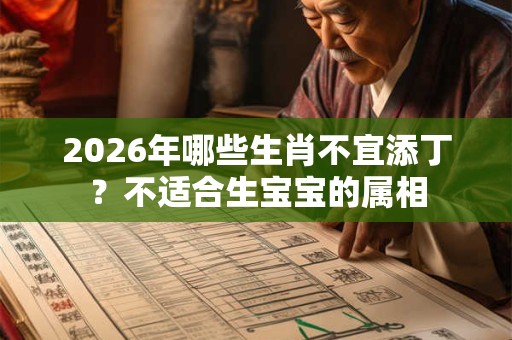 2026年哪些生肖不宜添丁？不适合生宝宝的属相