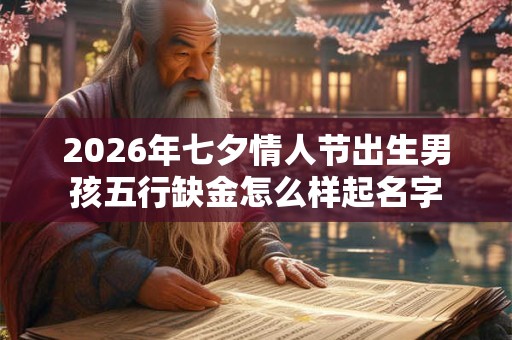 2026年七夕情人节出生男孩五行缺金怎么样起名字