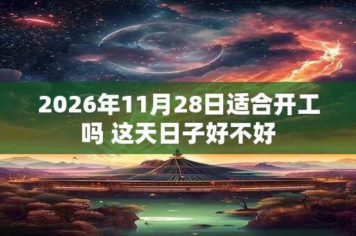 2026年11月28日适合开工吗 这天日子好不好