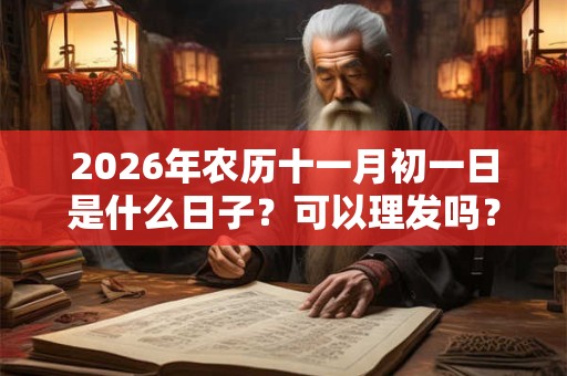 2026年农历十一月初一日是什么日子？可以理发吗？