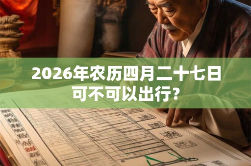 2026年农历四月二十七日可不可以出行？