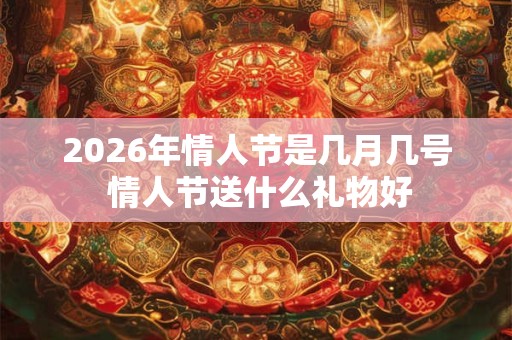 2026年情人节是几月几号 情人节送什么礼物好