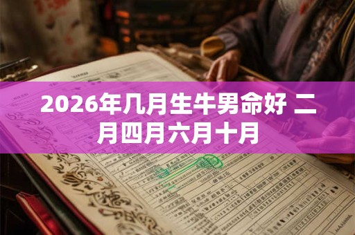 2026年几月生牛男命好 二月四月六月十月