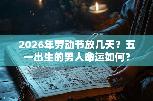 2026年劳动节放几天？五一出生的男人命运如何？