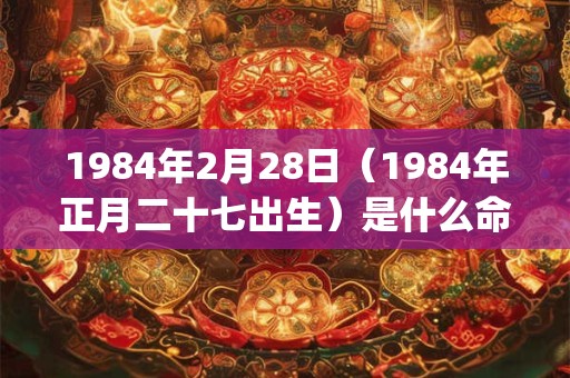 1984年2月28日（1984年正月二十七出生）是什么命_命运如何
