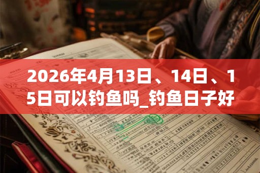2026年4月13日、14日、15日可以钓鱼吗_钓鱼日子好吗