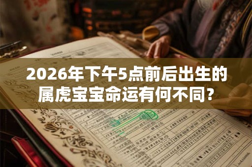 2026年下午5点前后出生的属虎宝宝命运有何不同？