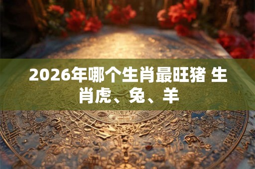 2026年哪个生肖最旺猪 生肖虎、兔、羊 2026年哪个生肖最旺猪 生肖虎、兔、羊