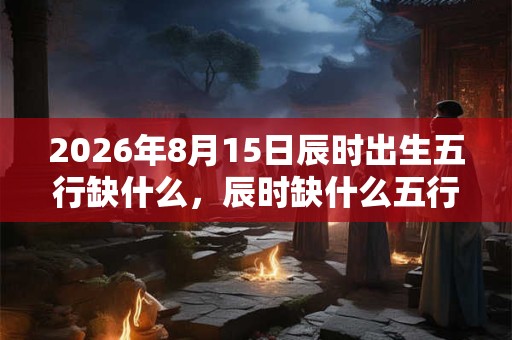 2026年8月15日辰时出生五行缺什么,辰时缺什么五行 2026年8月15日辰时出生五行缺什么,辰时缺什么五行