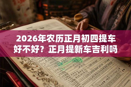 2026年农历正月初四提车好不好?正月提新车吉利吗 2026年农历正月初四提车好不好?正月提新车吉利吗