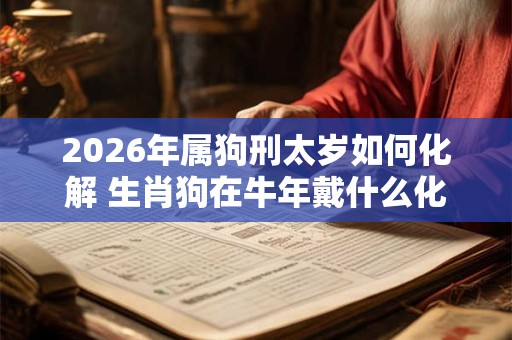 2026年属狗刑太岁如何化解 生肖狗在牛年戴什么化太岁