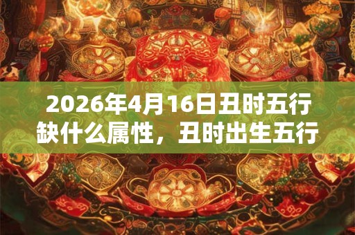 2026年4月16日丑时五行缺什么属性，丑时出生五行缺什么