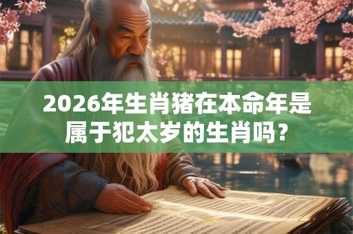 2026年生肖猪在本命年是属于犯太岁的生肖吗? 2026年生肖猪在本命年是属于犯太岁的生肖吗?