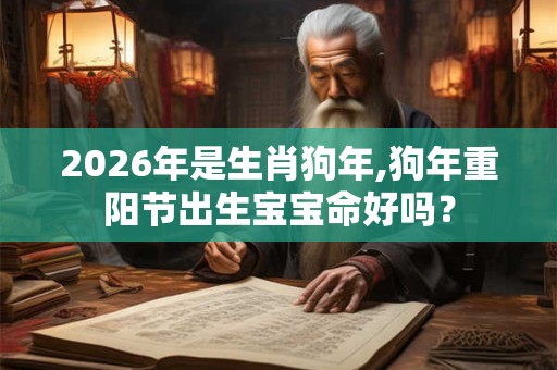2026年是生肖狗年,狗年重阳节出生宝宝命好吗？