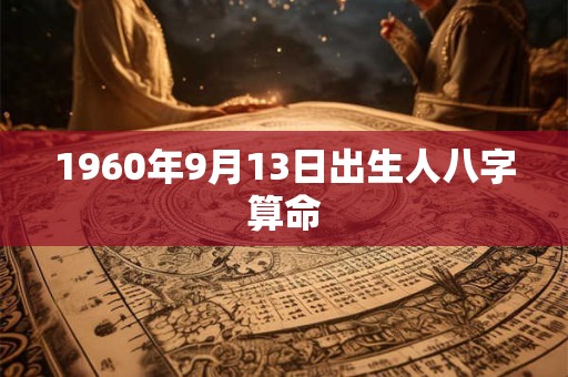 1960年9月13日出生人八字算命