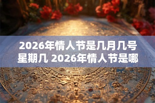2026年情人节是几月几号星期几 2026年情人节是哪天几九天
