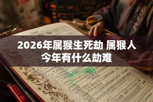 2026年属猴生死劫 属猴人今年有什么劫难 2026年属猴生死劫 属猴人今年有什么劫难