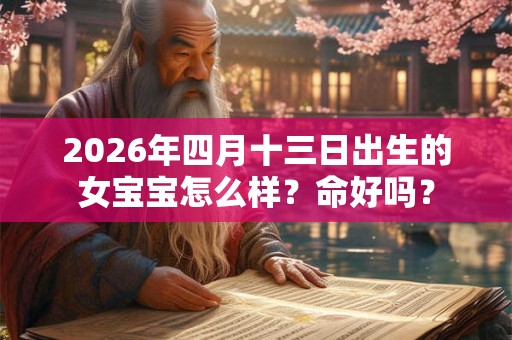 2026年四月十三日出生的女宝宝怎么样？命好吗？