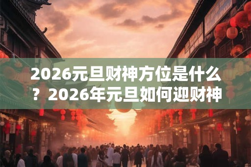 2026元旦财神方位是什么?2026年元旦如何迎财神? 2026元旦财神方位是什么?2026年元旦如何迎财神?