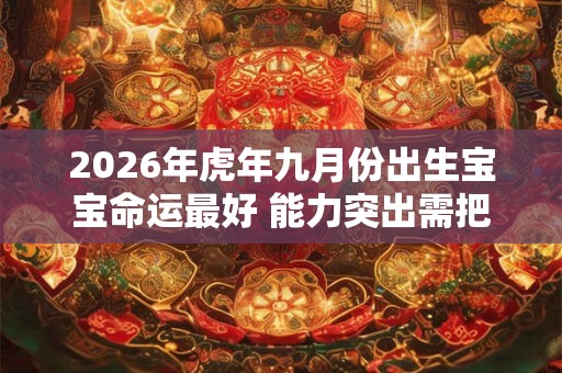 2026年虎年九月份出生宝宝命运最好 能力突出需把握契机 2026年虎年九月份出生宝宝命运最好 能力突出需把握契机