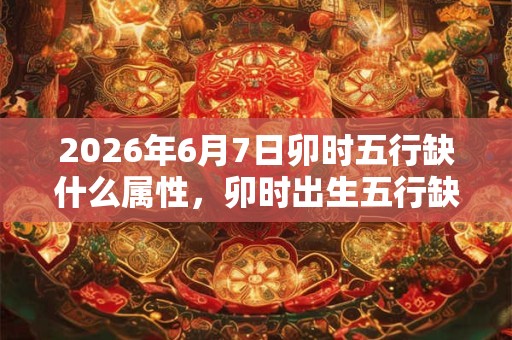 2026年6月7日卯时五行缺什么属性,卯时出生五行缺什么 2026年6月7日卯时五行缺什么属性,卯时出生五行缺什么