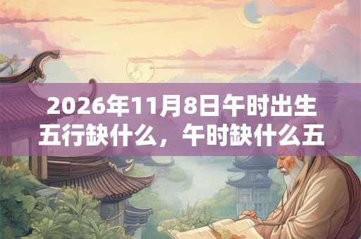 2026年11月8日午时出生五行缺什么,午时缺什么五行 2026年11月8日午时出生五行缺什么,午时缺什么五行