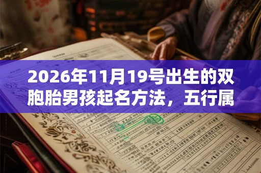 2026年11月19号出生的双胞胎男孩起名方法,五行属什么 2026年11月19号出生的双胞胎男孩起名方法,五行属什么