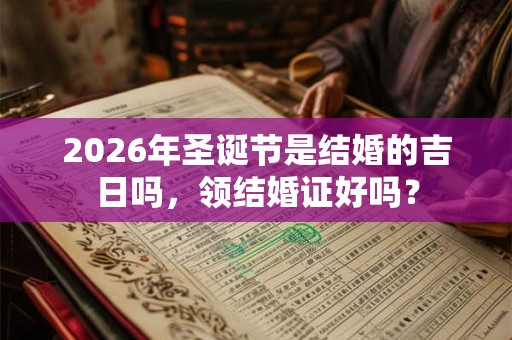 2026年圣诞节是结婚的吉日吗,领结婚证好吗? 2026年圣诞节是结婚的吉日吗,领结婚证好吗?