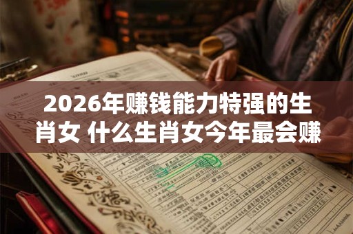 2026年赚钱能力特强的生肖女 什么生肖女今年最会赚钱