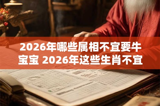 2026年哪些属相不宜要牛宝宝 2026年这些生肖不宜生子 2026年哪些属相不宜要牛宝宝 2026年这些生肖不宜生子