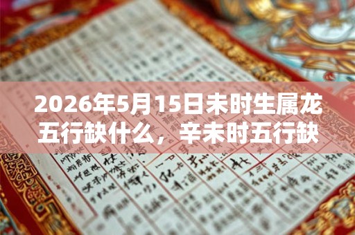 2026年5月15日未时生属龙五行缺什么,辛未时五行缺什么 2026年5月15日未时生属龙五行缺什么,辛未时五行缺什么