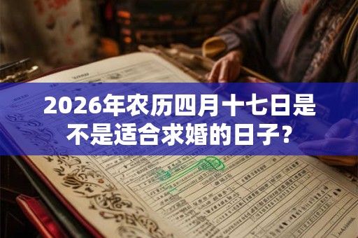 2026年农历四月十七日是不是适合求婚的日子? 2026年农历四月十七日是不是适合求婚的日子?