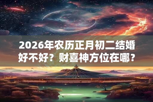 2026年农历正月初二结婚好不好?财喜神方位在哪? 2026年农历正月初二结婚好不好?财喜神方位在哪?