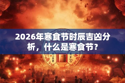 2026年寒食节时辰吉凶分析,什么是寒食节? 2026年寒食节时辰吉凶分析,什么是寒食节?
